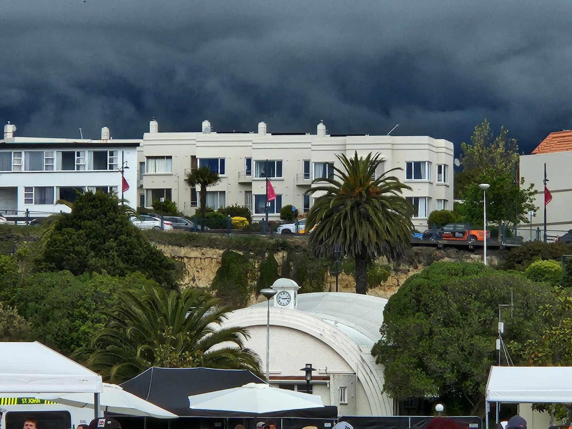 Art Deco Beauty On The Bay Hill Lejlighed Timaru Eksteriør billede